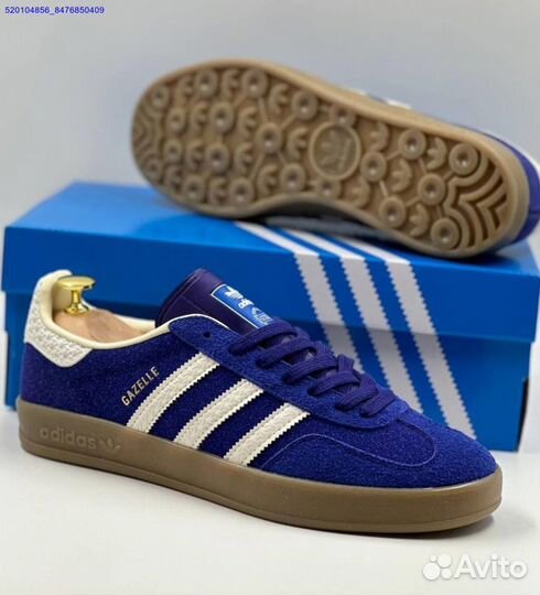 Кроссовки Adidas Gazelle Navy (Арт.84772)