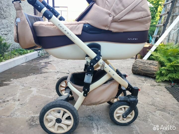 Детские коляски 3 в 1 из эко кожи