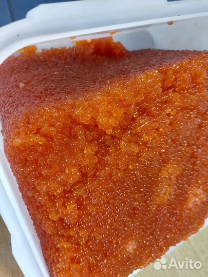 Красная икра кета