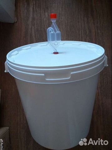 Емкость для брожения (засолки) 30л с гидрозатвором