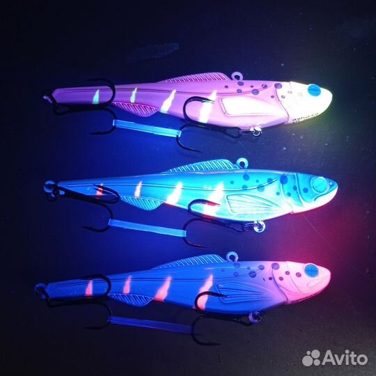 Топовые виби 3 шт Wagr 100мм на судака