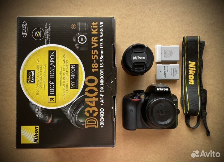 Nikon D3400 Kit 18-55mm комплект
