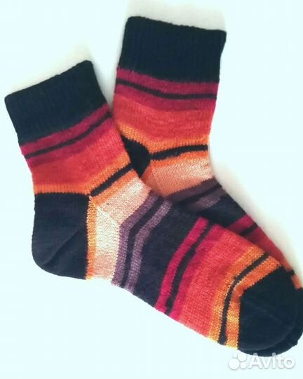 Вязаные носки на заказ и в наличии. любой размер