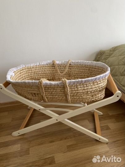 Плетеная корзина люлька Mothercare