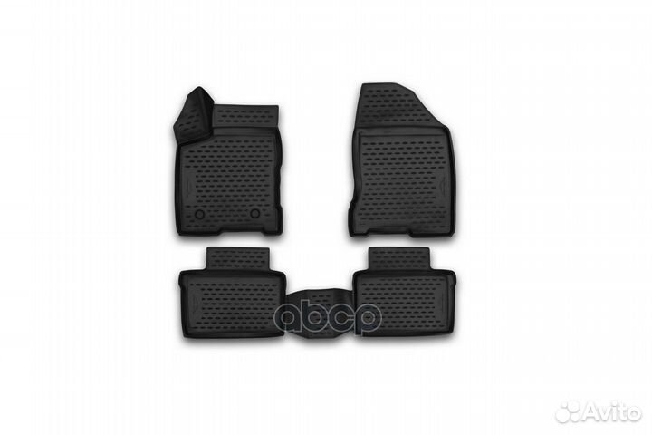 Коврики 3D в салон LADA Vesta, 2015, 4 шт. (п