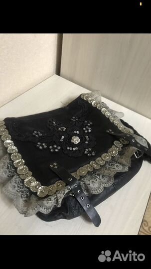 Сумка женская из натуральной кожи,чёрная