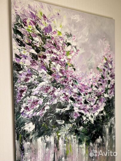 Картина маслом «Сирень»