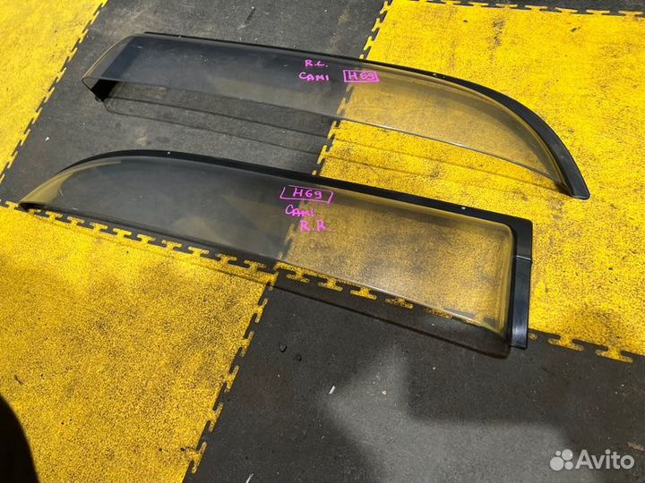 Ветровики комплект задние Toyota Cami J102E K3-VE