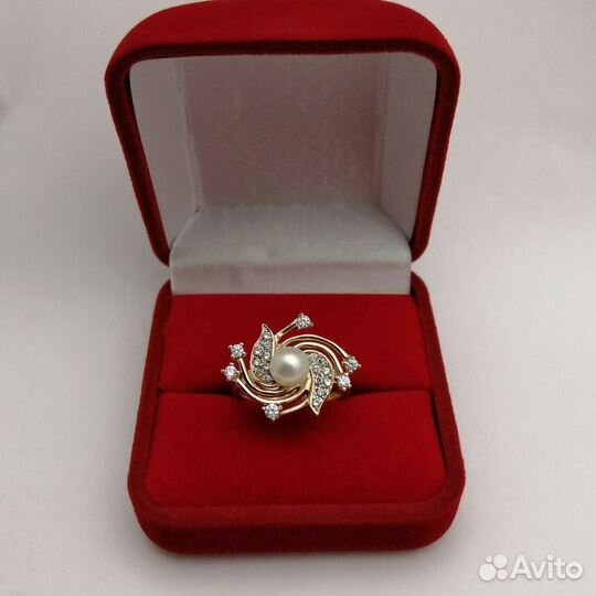 Гр19 Кольцо с камнями, 585, id 28502