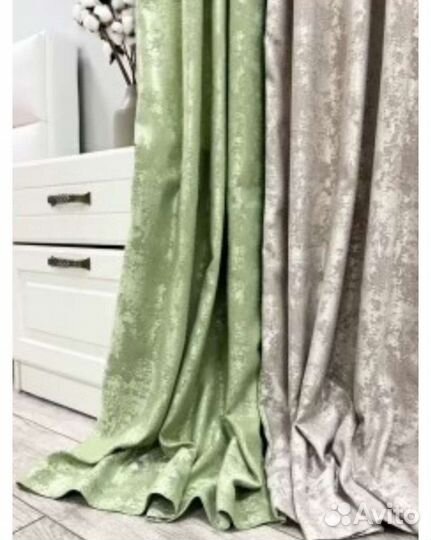 Комплект :Шторы +тюль