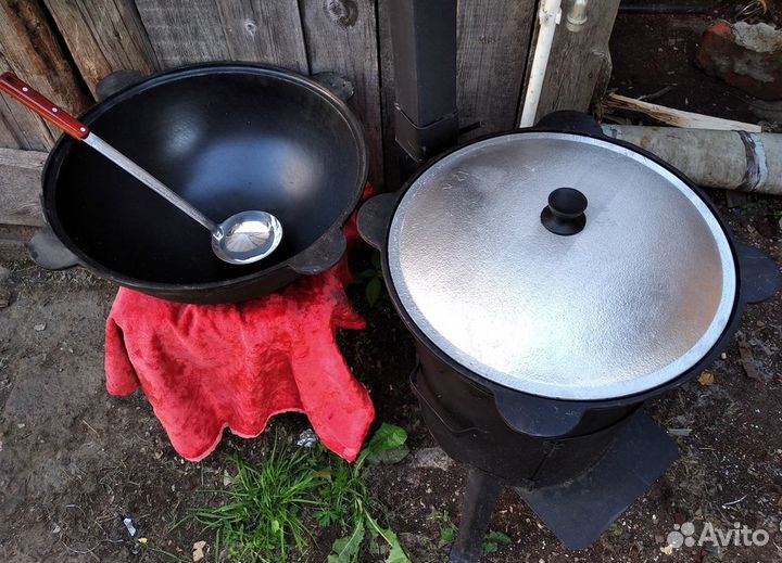Казан + Печь + Половник + Специи. Комплект. Томск
