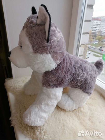 Новая мягкая игрушка щенок хаски