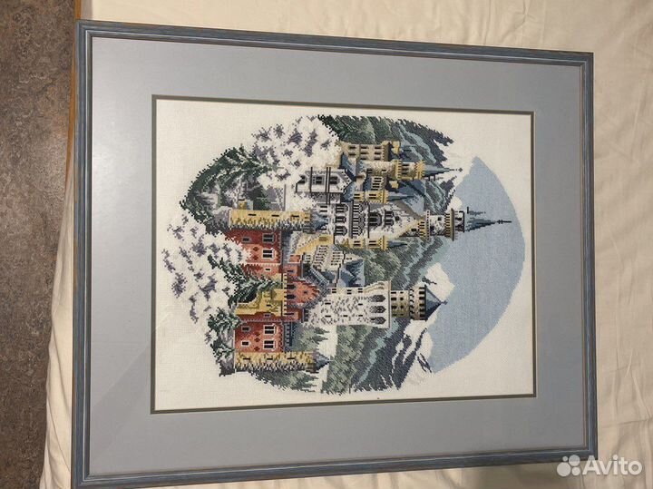 Готовая вышивка крестом «Времена года»