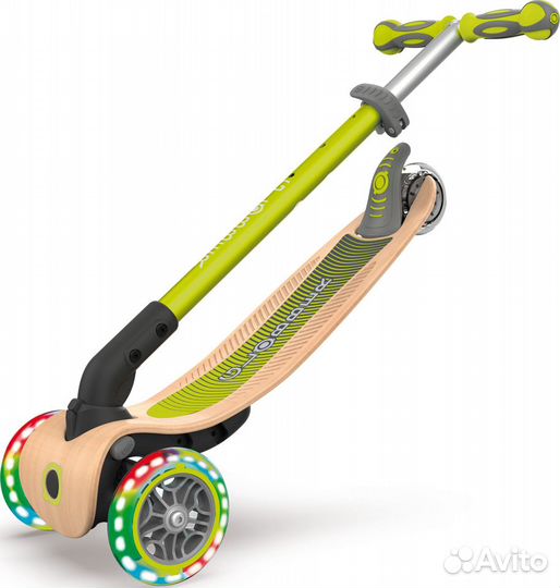 Самокат трехколесный Globber primo foldable wood l