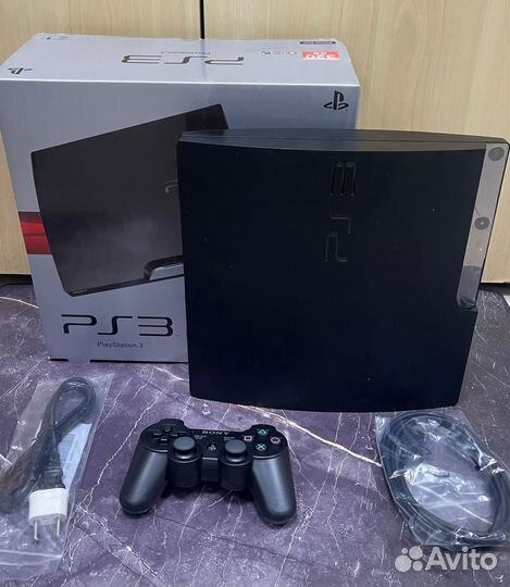 Sony PS3 Slim 500Gb(Прошита,Комплект)