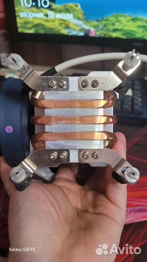 Inel core I3 8100 + кулер Titan TTC-NK35TZ