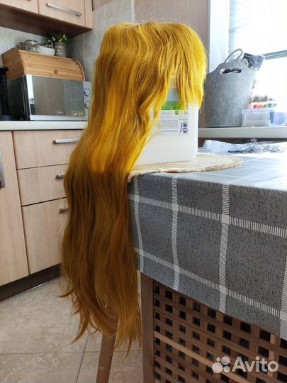 Парик блонд 80 см для аниме косплей