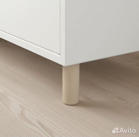 Ножка Икеа Экет, 4 шт., D: 3 см, дерево