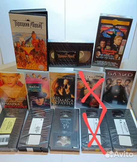 Видеокассеты лицензионные новые с записью фильмов
