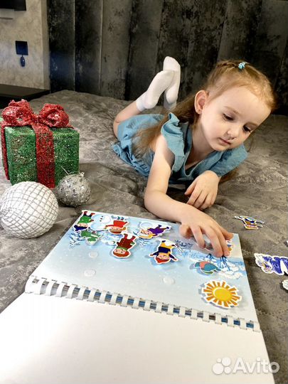 Развивающее пособие на липучках