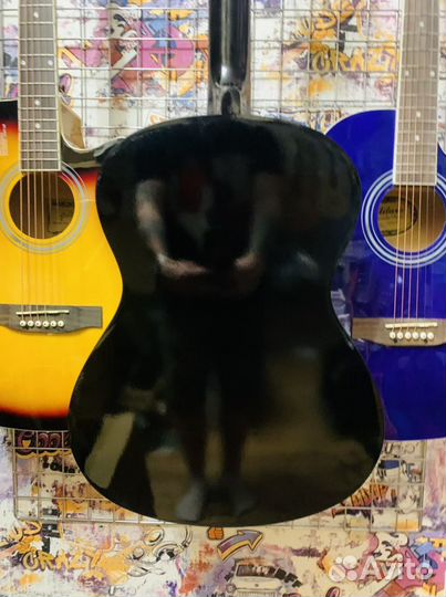 Гитара + тюнер + чехол (комплект)