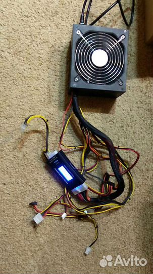Блок питания 650w 6+2pin*2video 4+4cpu