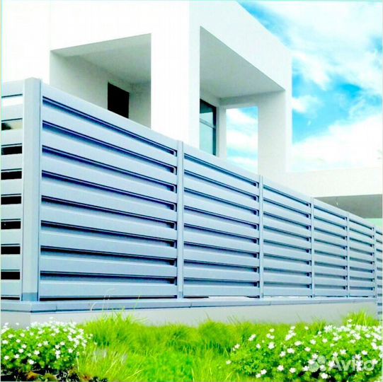 Забор ранчо, жалюзи. Европейская версия