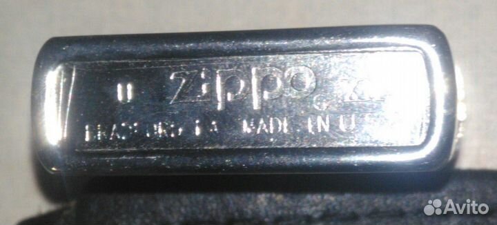 Зажигалка Zippo в чехле, состояние на фото