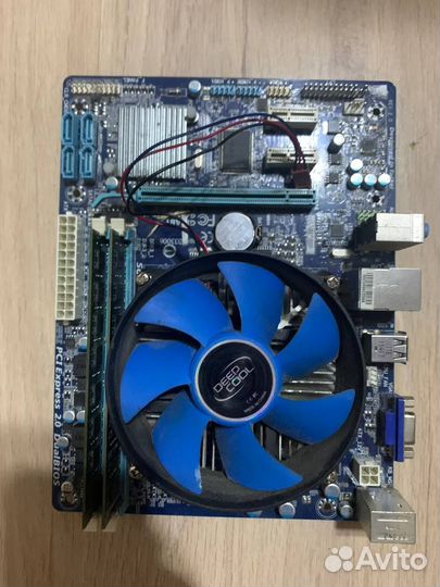 Комплект материнка, оперативка, кулер, i5