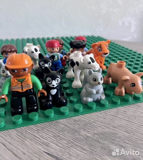 Lego duplo фигурки, животные, человечки поштучно