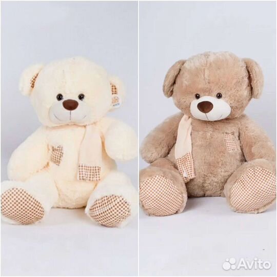 Большие плюшевые мишки и панды