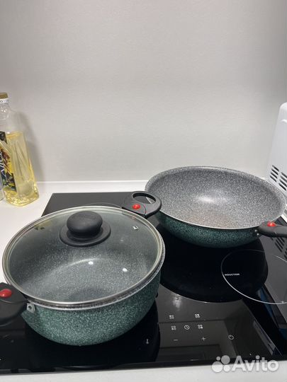 Набор кастрюля и сковорода