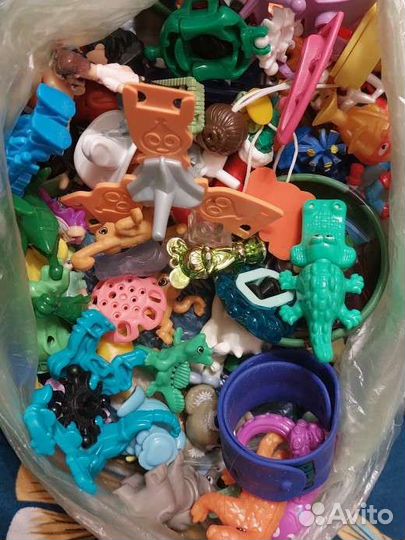 Игрушки киндер сюрприз sweet box, россыпь, пакет