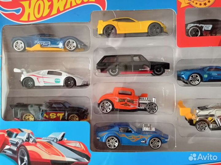 Машинки Hot Wheels 10 шт