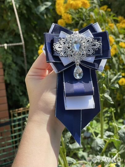 Школьный набор бантики и галстук