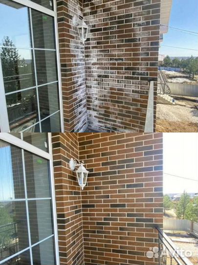 Мойка фасадов, окон