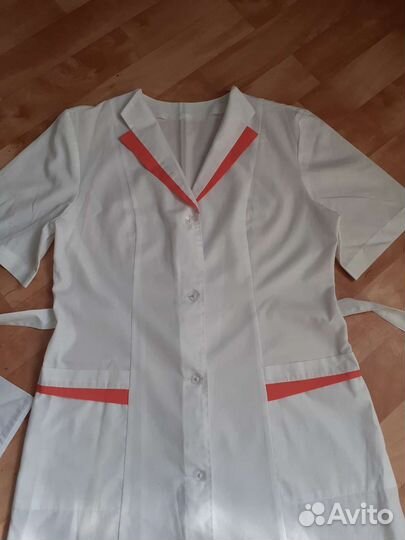 Халат белый медиц.р44-46,новый