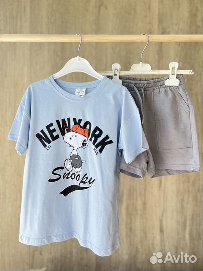 Летний костюм с шортами для мальчика