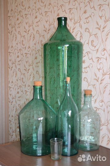 Бутыль стеклянная 30 литров