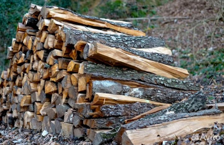 Дрова дубовые колотые