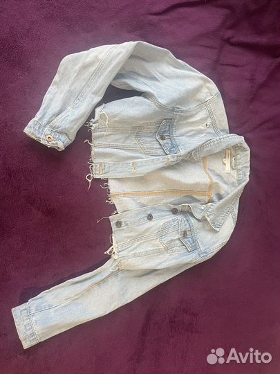 Укороченная джинсовка