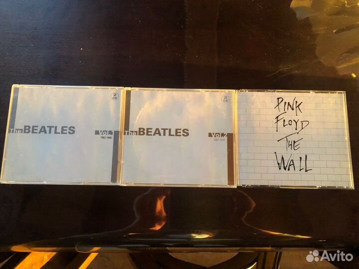CD альбомы The Beatles, Pink Floyd