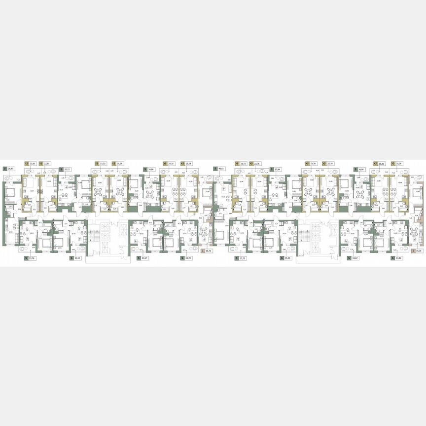 Квартира-студия, 17,1 м², 16/24 эт.