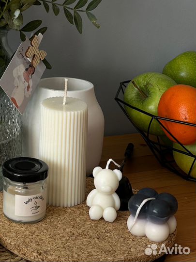 Свеча в форме мишки