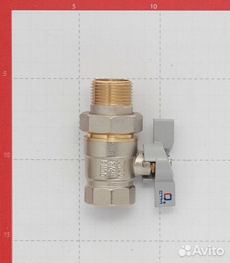 Кран шаровой латунный стм 3/4 вр(г) х 3/4 нр(ш) ба