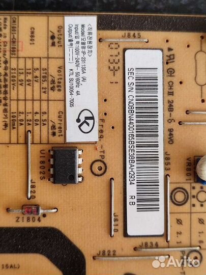 Рабочие платы от Samsung le40s62b