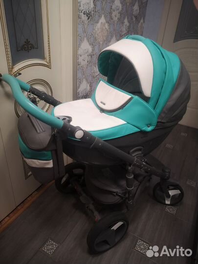 Коляска adamex 3 в 1 бу