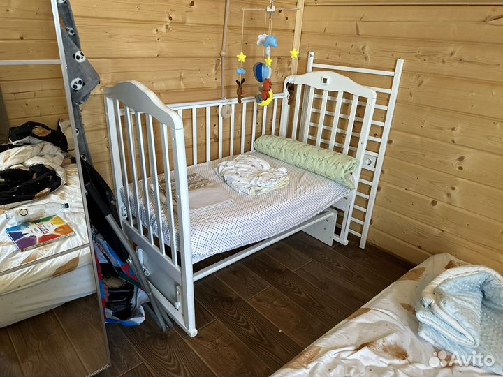 Кроватка Антел Алита 3/5 + все необходимое