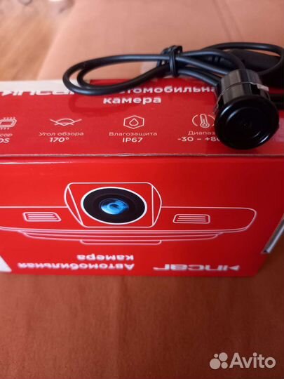 Камера заднего вида incar mini,новая,цветная