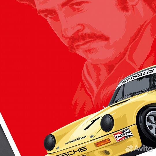 Постер Porsche 911 Carrera Pablo Escobar